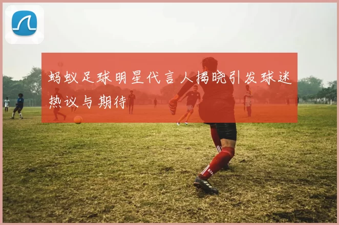 蚂蚁足球明星代言人揭晓引发球迷热议与期待