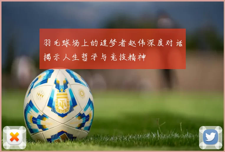 羽毛球场上的追梦者赵伟深度对话揭示人生哲学与竞技精神