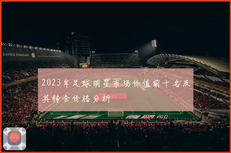 2023年足球明星市场价值前十名及其转会价格分析