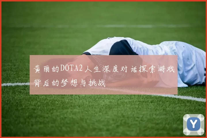 黄丽的DOTA2人生深度对话探索游戏背后的梦想与挑战